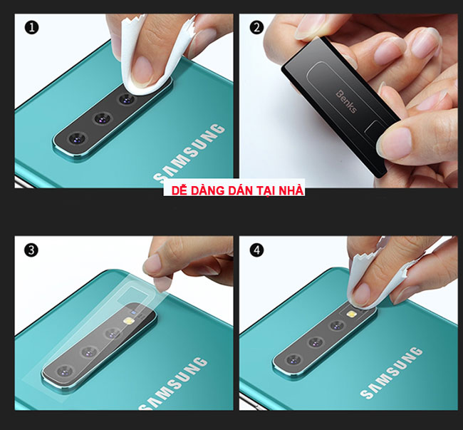 dán kính camera samsung s10 hiệu benks giá rẻ dán kính camera samsung s10 hiệu benks giá rẻ
