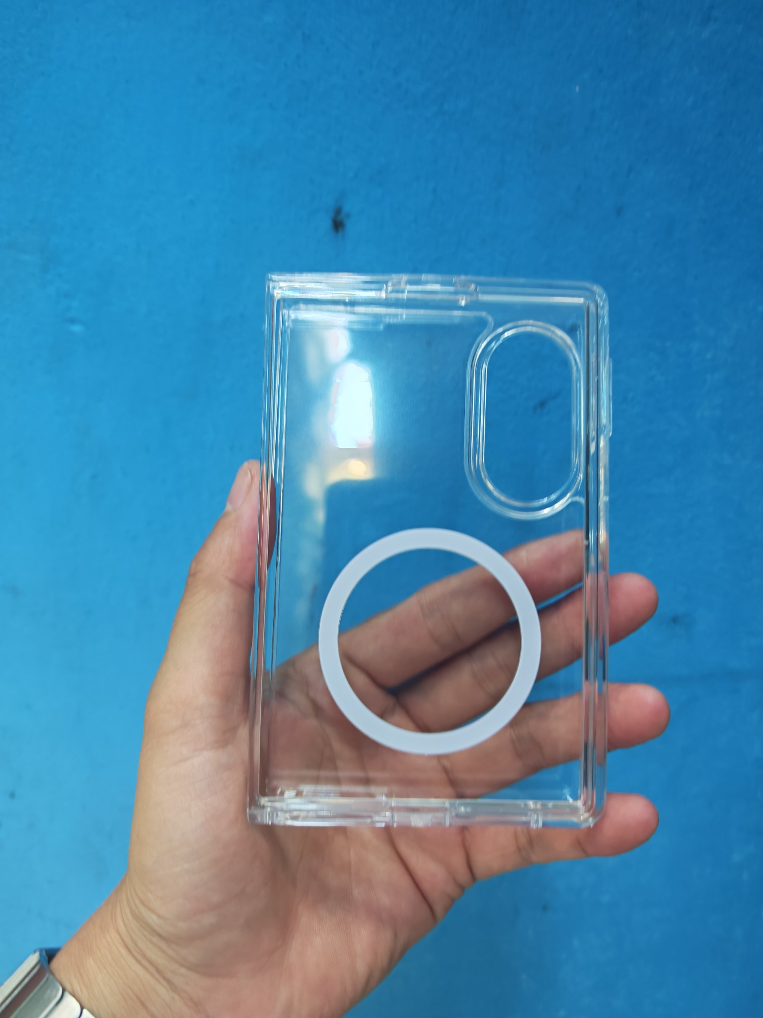 Ốp Likgus trong suốt bảo vệ hai mặt Galaxy Fold 8