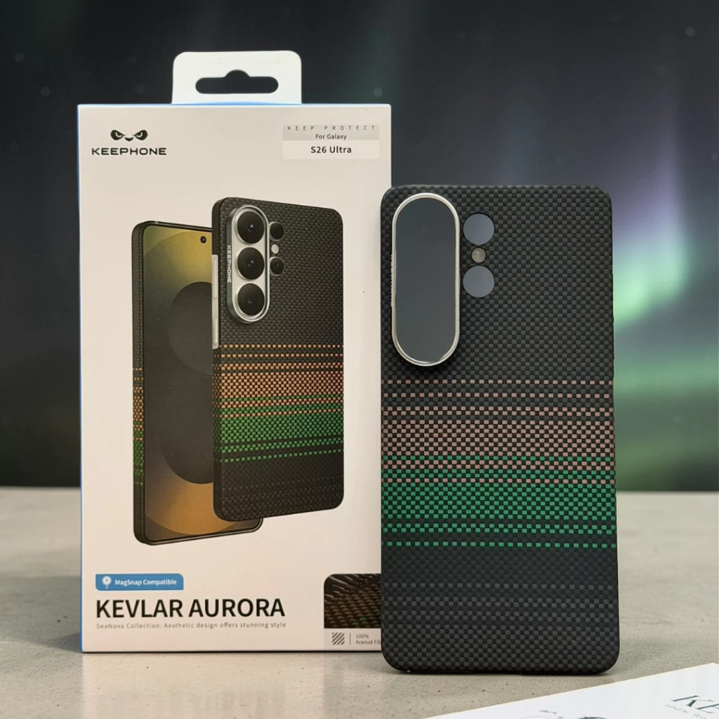 Khung bảo vệ camera ốp Kevlar Galaxy S26 Ultra