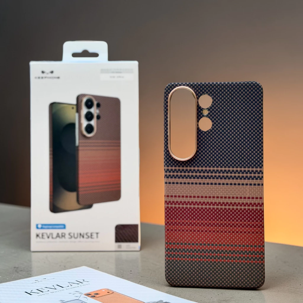 Ốp Kevlar Sunset Galaxy S26 Ultra thực tế