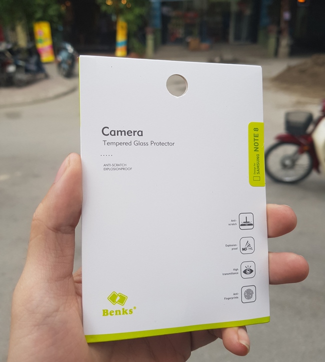 Kính cường lực cho camera sau Galaxy Note 8 hiệu Benk