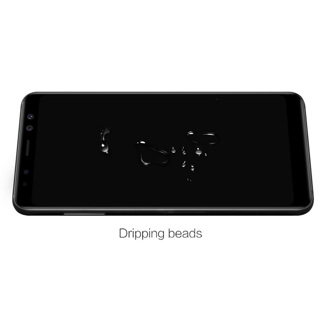 Kính cường lực màu Samsung A8 2018 hiệu Nillkin