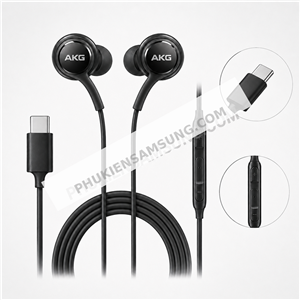 Tai nghe Samsung AKG chân Type C cho Galaxy A16 chính hãng