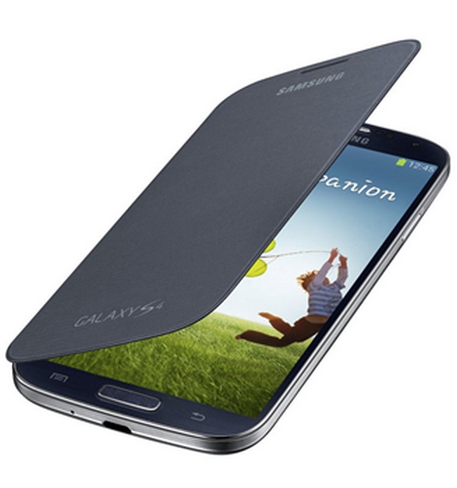 Bao da Galaxy S4 i9500 dạng Flip cover chính hãng Samsung màu đen ( Black )