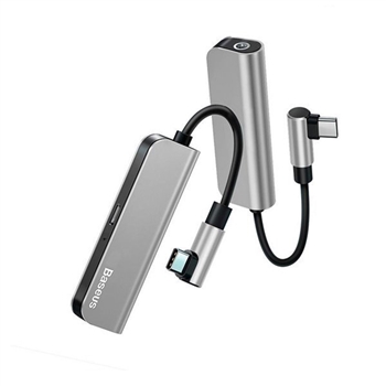 Bộ cáp chuyển tai nghe Type C sang 3.5 kiêm sạc 18W Baseus