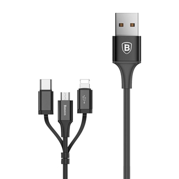 Cable 3 in 1 hiệu Baseus (Micro-Lightning-Type C)