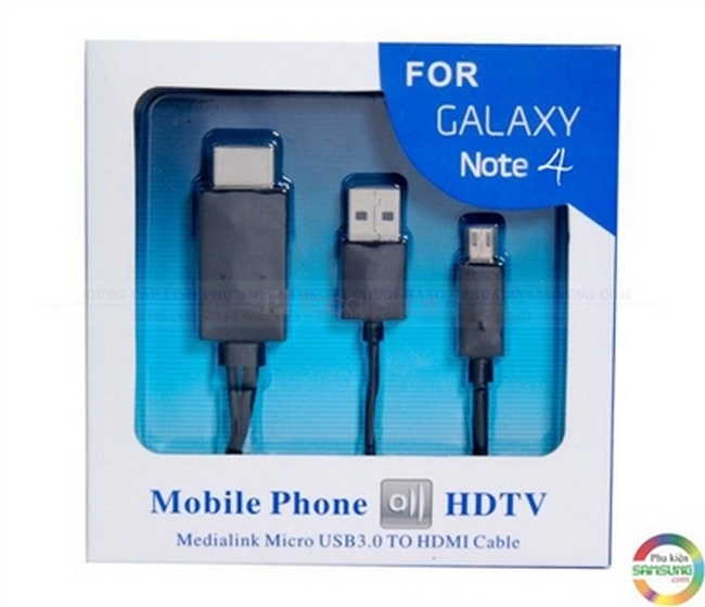 Cáp HDMI Samsung Galaxy Note 4 chuẩn 3.0 dài 2m