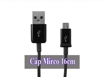 Cáp ngắn Micro 2.0 Samsung 16cm