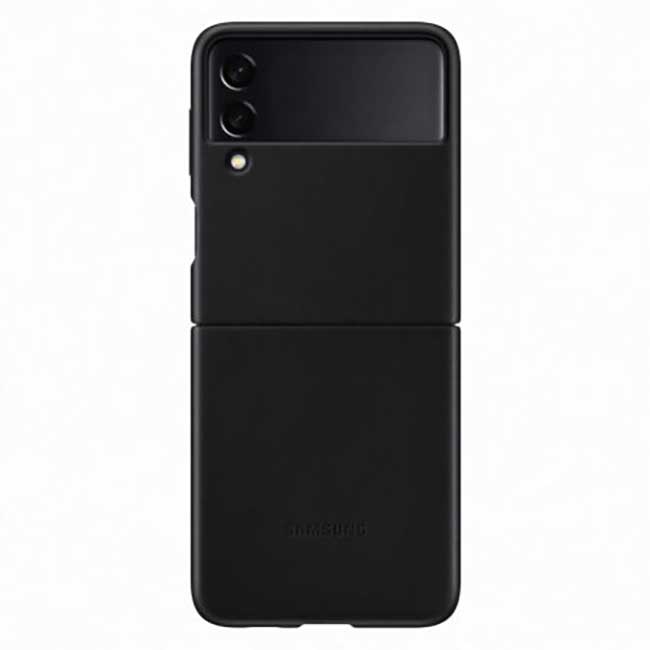 Ốp lưng da Galaxy Z Flip 3 Leather chính hãng - Da thật 100%