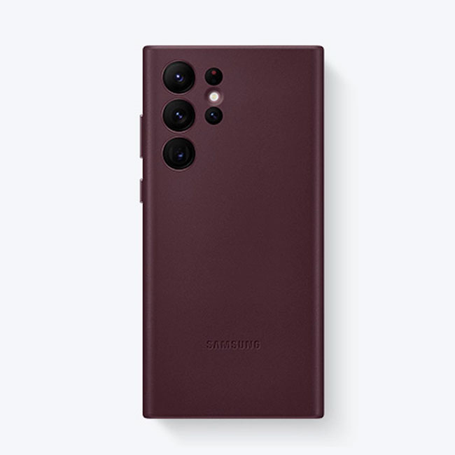 Ốp lưng da S22 Ultra Leather chính hãng Samsung - Da thật 100%