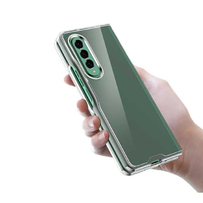Ốp lưng trong suốt Galaxy Z Fold 3, Fold 4, Fold 5 PC cứng giá rẻ chống xước tốt