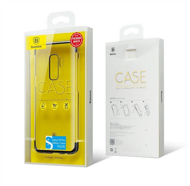 Ốp lưng viền màu Galaxy S9 Plus hiệu Baseus Glitter