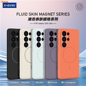 Ốp X-Level Fluid Skin Silicone Galaxy S26 Ultra – Mềm Mịn, Chống Sốc Tốt, Chuẩn MagSafe