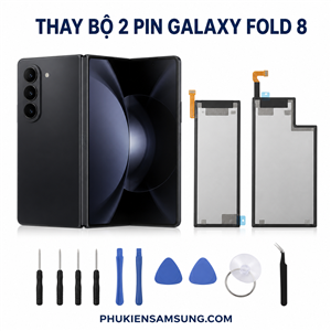 Thay bộ 2 pin Samsung Galaxy Fold 8