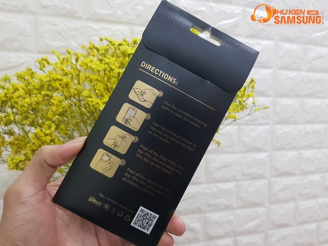 Miếng dán dẻo viền màu full màn hình Galaxy S8 hiệu Vmax