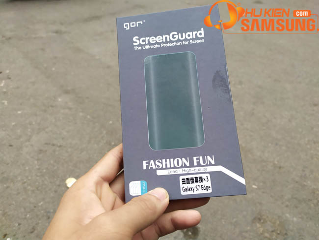 Dán màn hình S7 Edge hiệu Gor