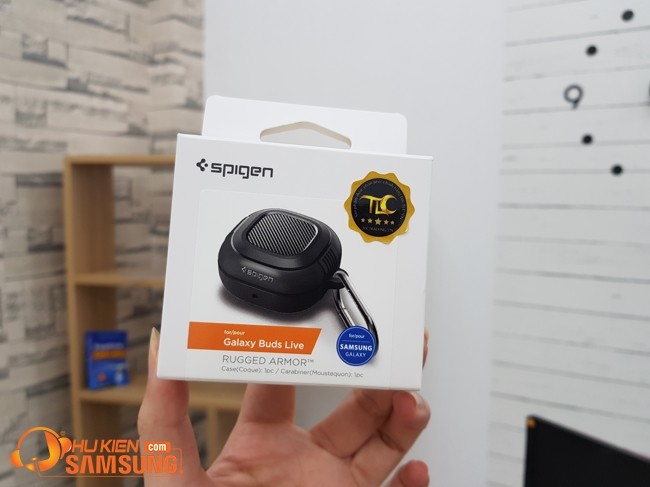 ốp Galaxy Buds Live Spigen Rugged Armor