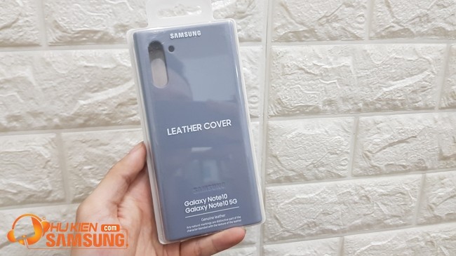 á»p lÆ°ng Leather Cover Galaxy Note 10 giÃ¡ 