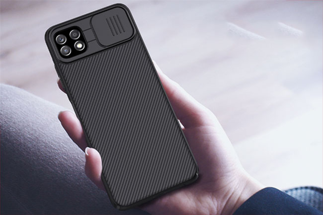 ốp lưng Galaxy A22 che camera Nillkin CamShield