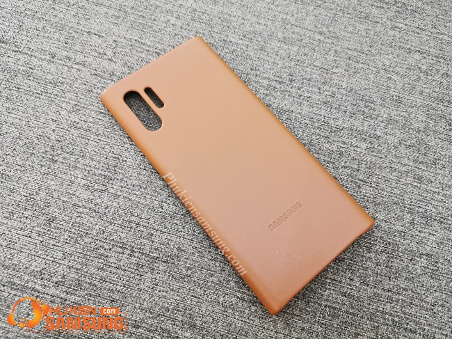 á»p lÆ°ng Leather cover Galaxy Note 10 Plus