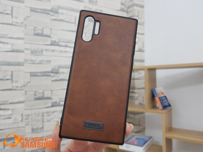 ốp lưng Samsung Note 10 Plus da chống vân Sulada đẹp ốp lưng Samsung Note 10 Plus da chống vân Sulada đẹp