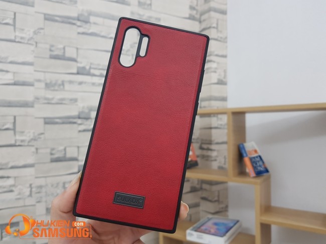 ốp lưng Samsung Note 10 Plus da chống vân Sulada đẹp ốp lưng Samsung Note 10 Plus da chống vân Sulada đẹp