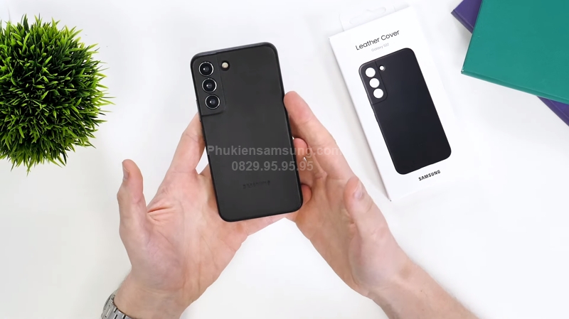 Ốp lưng da S22 Plus Leather chính hãng Samsung 