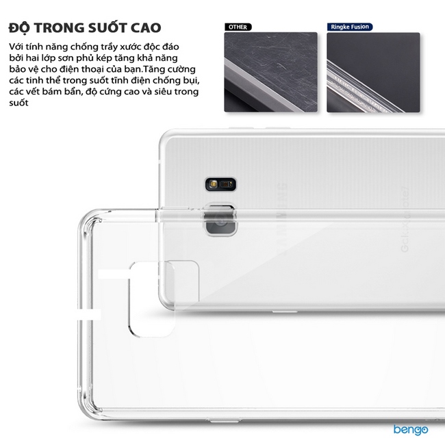 Ốp lưng Galaxy Note FE Ringke Fusion