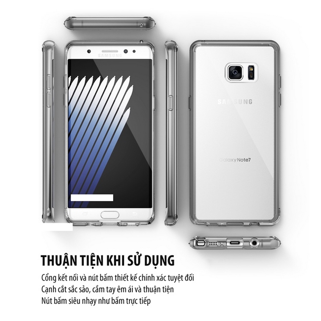 Ốp lưng Galaxy Note FE Ringke Fusion