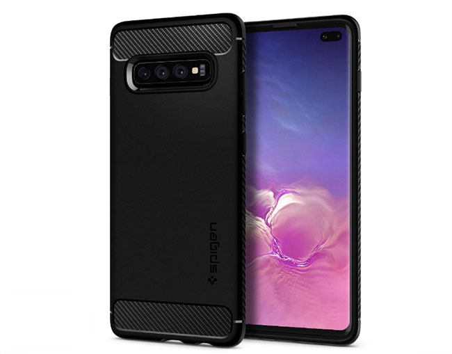 Ốp lưng S10 Plus Spigen Rugged Armor