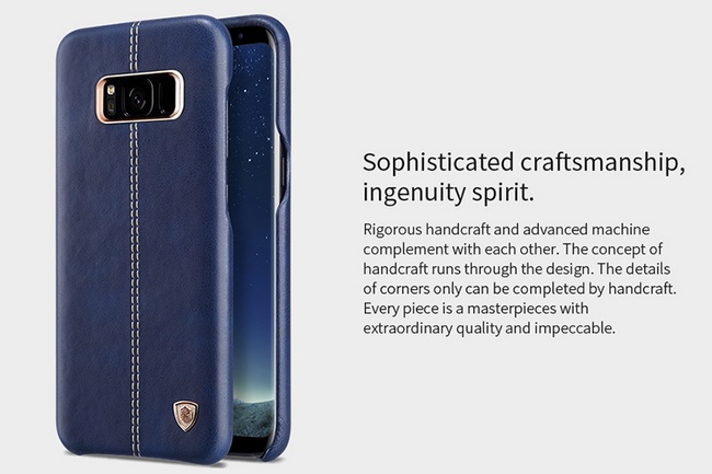 Ốp lưng da Galaxy S8 hiệu Nillkin Englon Leather