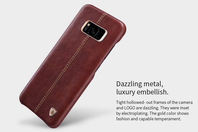 Ốp lưng da Galaxy S8 Plus hiệu Nillkin Englon Leather