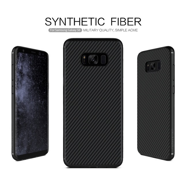 Ốp lưng Galaxy S8 hiệu Nillkin Synthetic Fiber