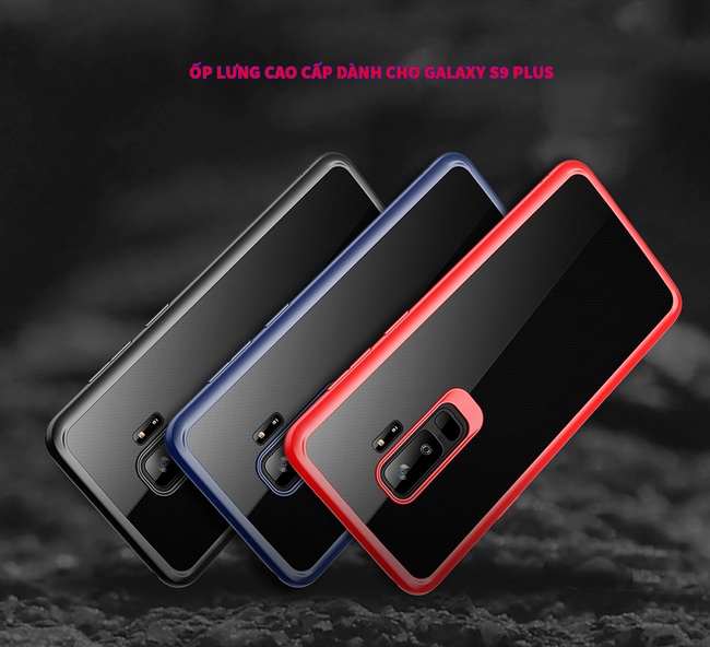  ốp lưng viền màu Galaxy S9 Plus hiệu Rock.