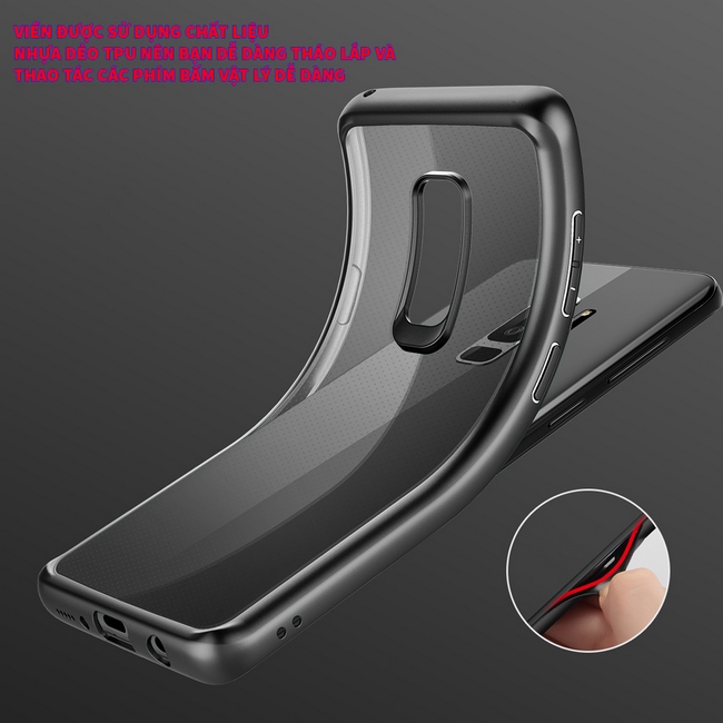 Ôp lưng viền màu Galaxy S9 Plus hiệu Rock Ôp lưng viền màu Galaxy S9 Plus hiệu Rock