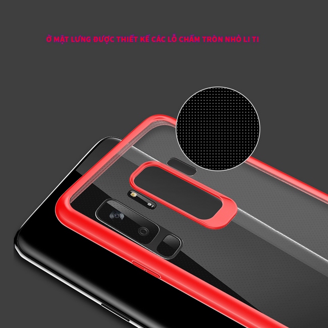 Ôp lưng viền màu Galaxy S9 Plus hiệu Rock