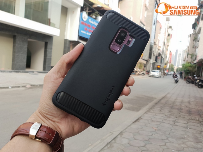 Ốp lưng Galaxy S9 Plus Spigen Rugged Armor