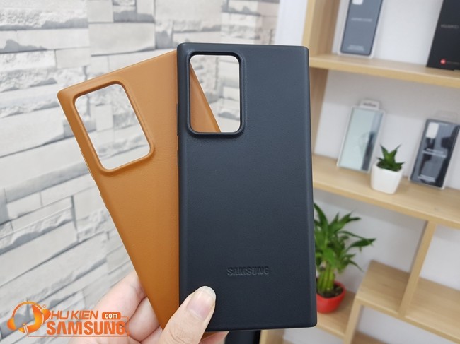 Ốp lưng Leather cover Note 20 Ultra đẹp