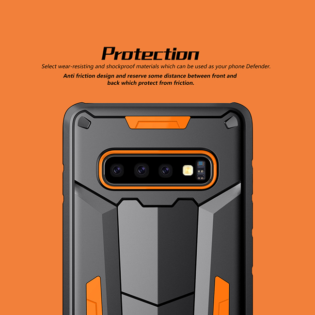Ốp lưng Samsung S10 Plus hiệu Nillkin Defender 2