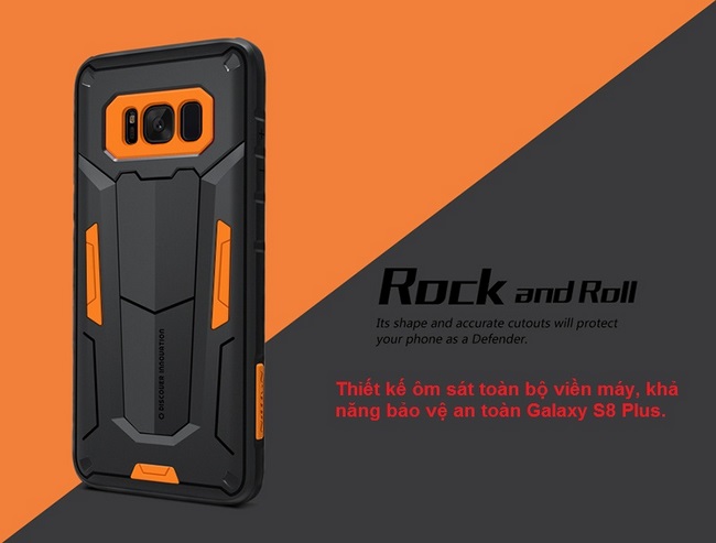 Ốp lưng chống sốc Galaxy S8 Plus hiệu Nillkin Defender 2