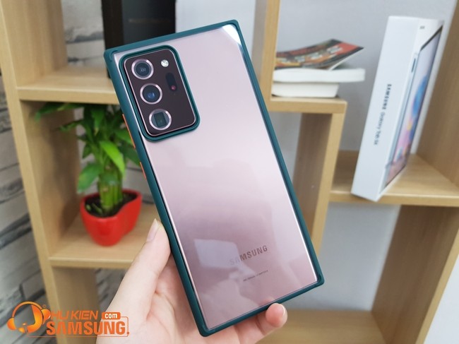 ốp lưng Likgus Note 20 Ultra trong suốt viền màu đẹp