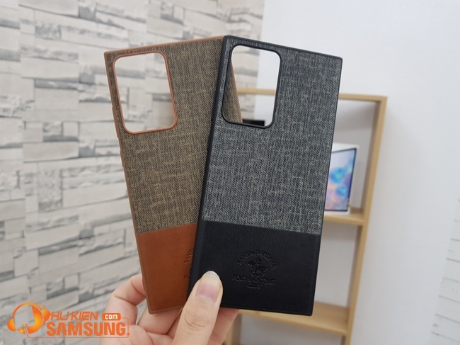 Ốp lưng Note 20 Ultra da vải Polo Santa Barbara