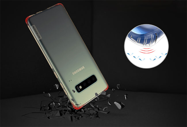 Ốp lưng silicon galaxy S10 Plus hiệu Nillkin