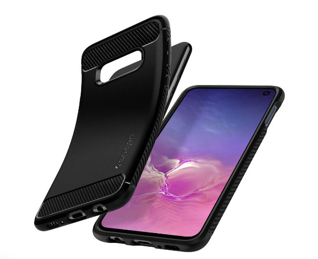 Ốp lưng Samsung S10E Spigen Rugger Armor hcm