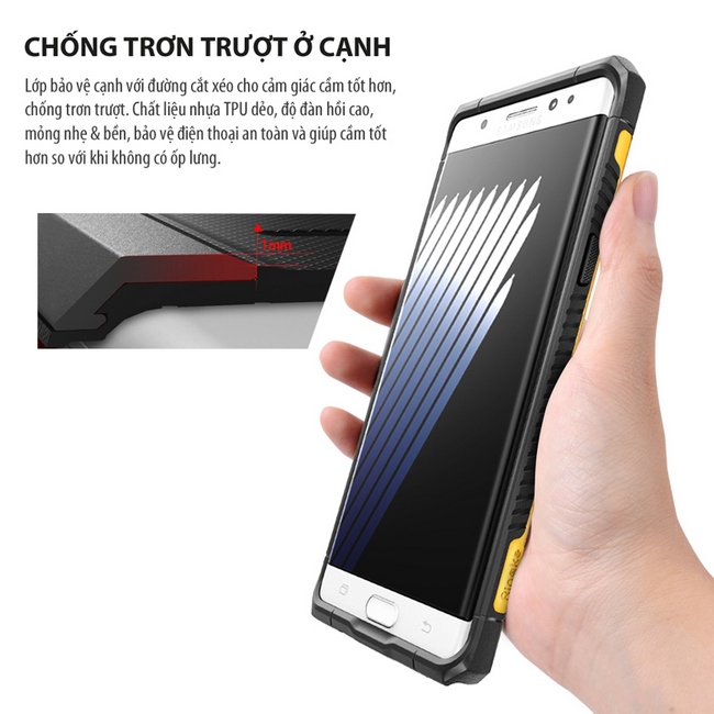 Ốp lưng Galaxy Note FE hiệu Ringke Max