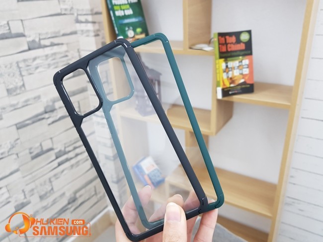 ốp lưng Samsung S20 trong suốt viền màu đẹp 