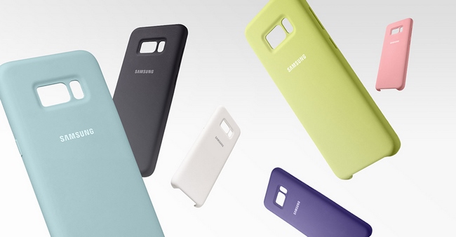 Ốp lưng Silicone màu Galaxy S8 Plus chính hãng
