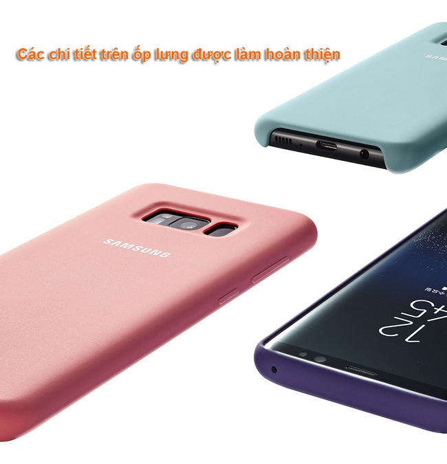 Ốp lưng Silicone màu Galaxy S8 Plus chính hãng