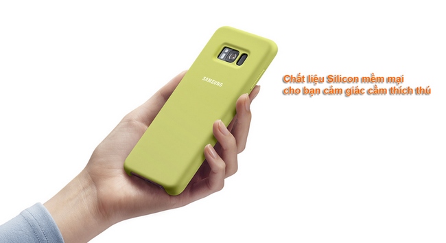 Ốp lưng Silicone màu Galaxy S8 Plus chính hãng