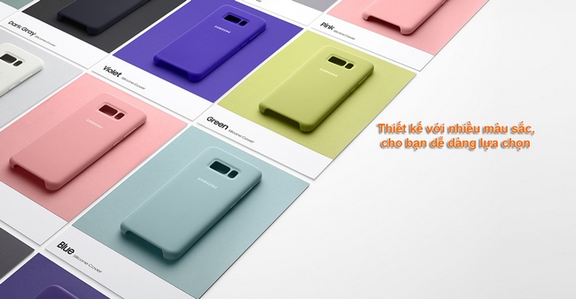 Ốp lưng Silicone màu Galaxy S8 Plus chính hãng